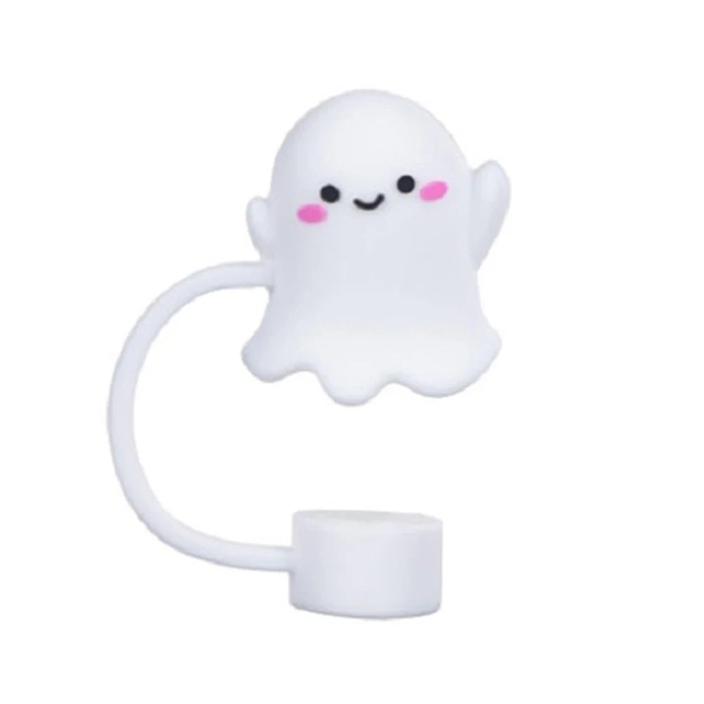Halloween Acrylic Lid Charms with Funny Tumbler Straw Plug Replacement Cup Top Decor for Stanley 40oz Tumbler with Handle